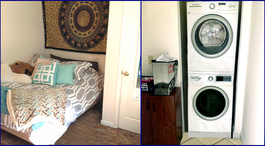 140 Noble Apt-A bedroom - washer & dryer